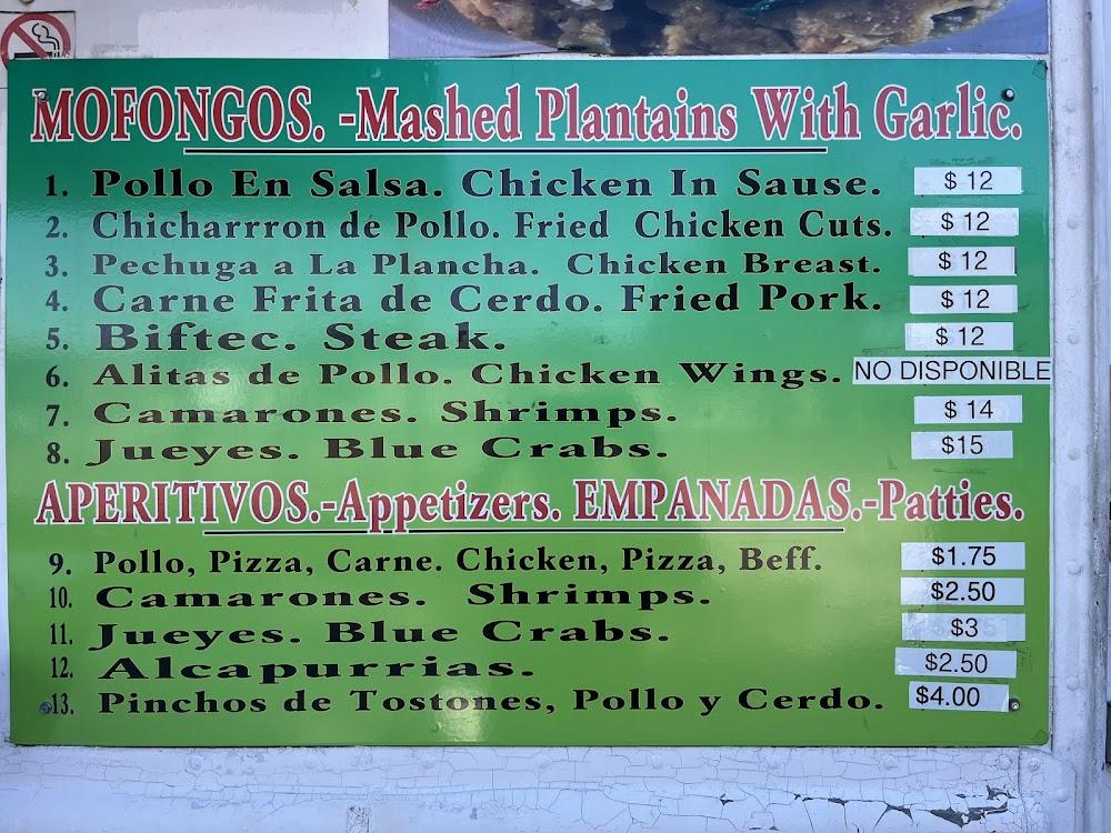 Mr. Mofongo Menu image 3
